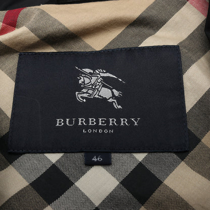 コート コットン ナイロン ブラック バーバリーロンドン アウター BURBERRY LONDON