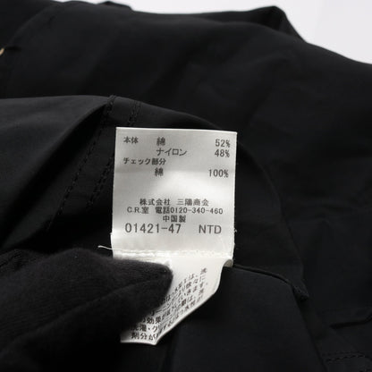コート コットン ナイロン ブラック バーバリーロンドン アウター BURBERRY LONDON