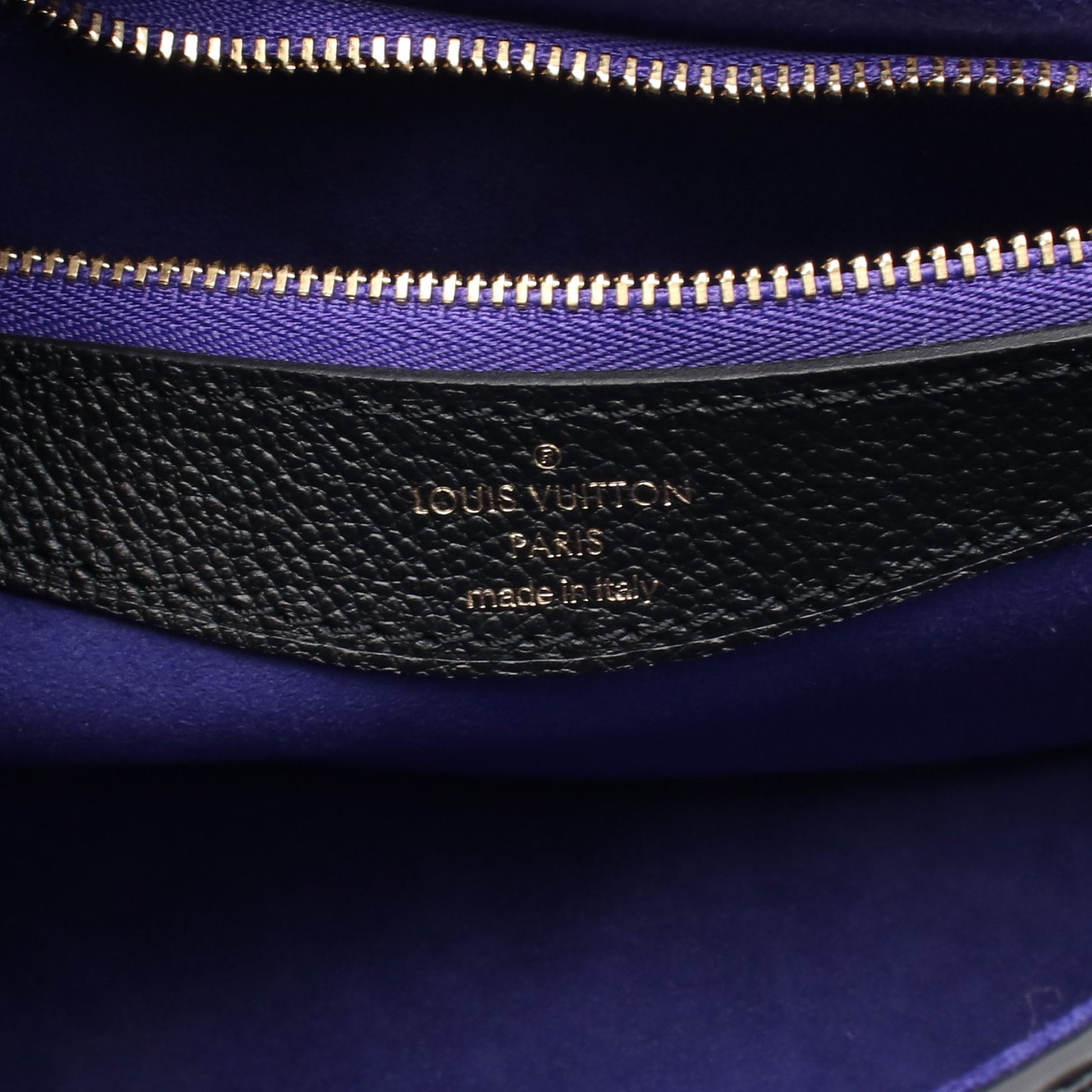 ディアヌ モノグラムアンプラント ノワール ハンドバッグ レザー ブラック 2WAY ルイヴィトン バッグ LOUIS VUITTON