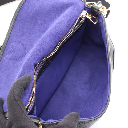 ディアヌ モノグラムアンプラント ノワール ハンドバッグ レザー ブラック 2WAY ルイヴィトン バッグ LOUIS VUITTON