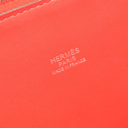 ボリード31 ローズジャイプール ハンドバッグ トリヨンクレマンス コーラルピンク シルバー金具 2WAY T刻印 エルメス バッグ HERMES