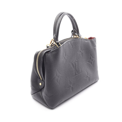 プティ パレPM モノグラムアンプラント ハンドバッグ レザー ブラック 2WAY ルイヴィトン バッグ LOUIS VUITTON