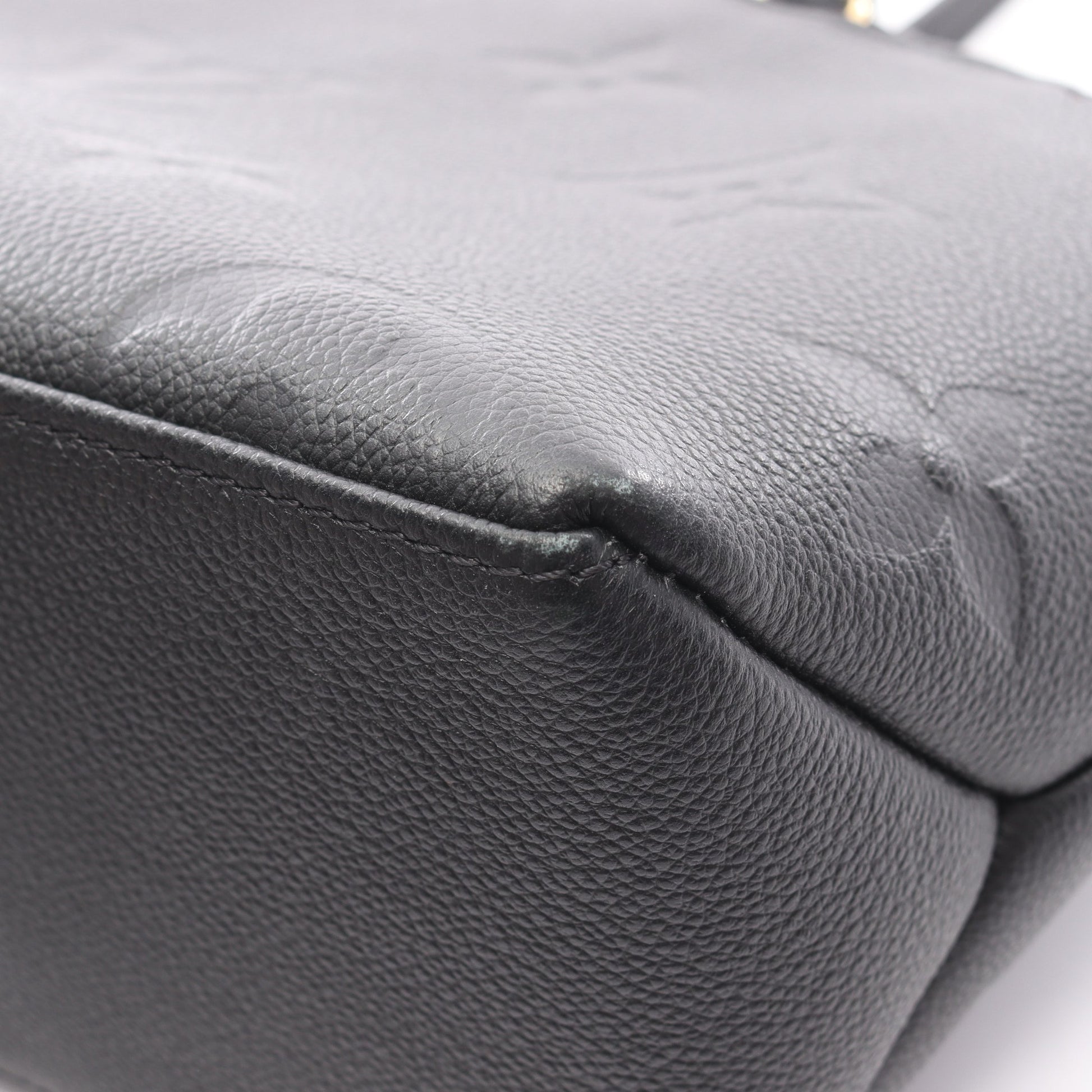 プティ パレPM モノグラムアンプラント ハンドバッグ レザー ブラック 2WAY ルイヴィトン バッグ LOUIS VUITTON