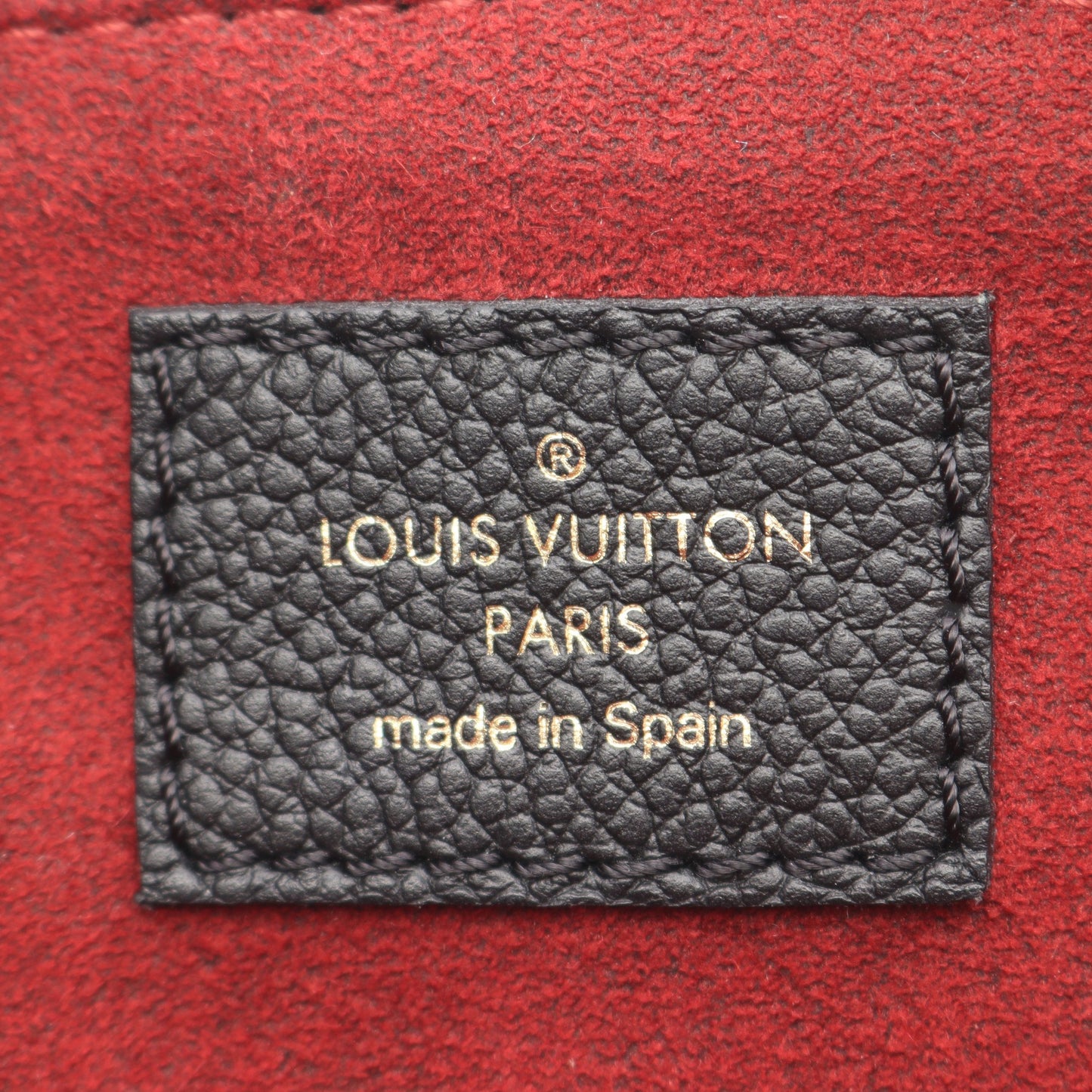 プティ パレPM モノグラムアンプラント ハンドバッグ レザー ブラック 2WAY ルイヴィトン バッグ LOUIS VUITTON