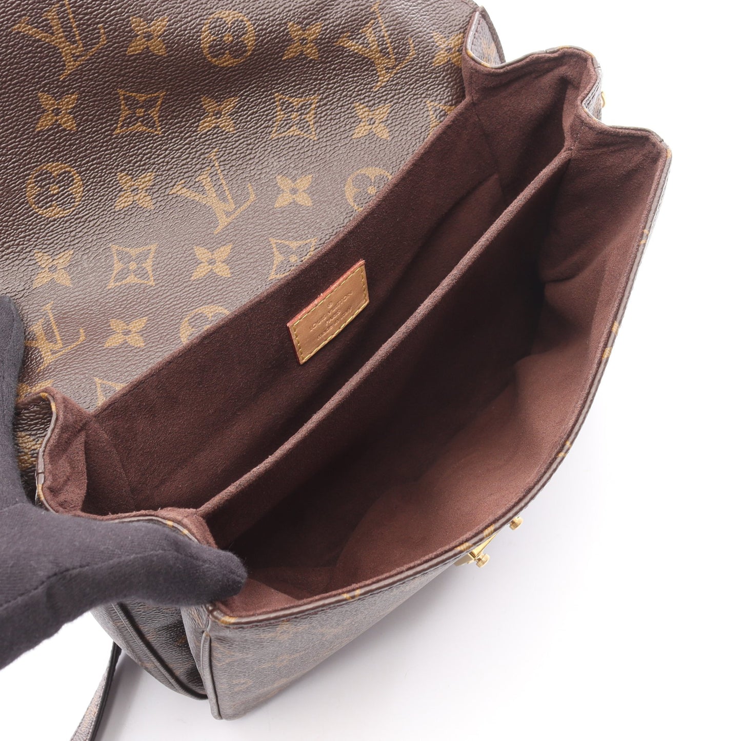 ポシェット メティス MM モノグラム ハンドバッグ PVC レザー ブラウン 2WAY ルイヴィトン バッグ LOUIS VUITTON