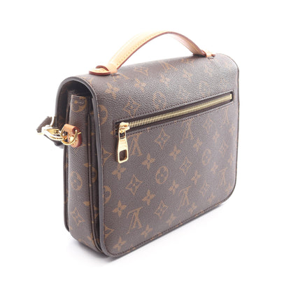 ポシェット メティス MM モノグラム ハンドバッグ PVC レザー ブラウン 2WAY ルイヴィトン バッグ LOUIS VUITTON