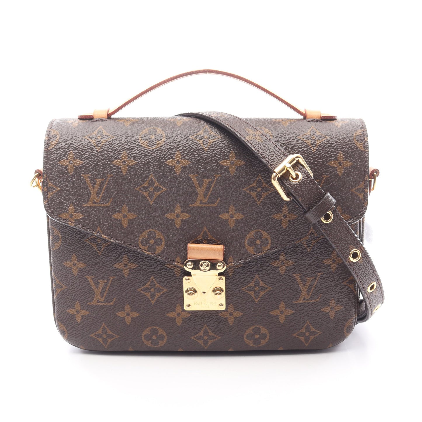ポシェット メティス MM モノグラム ハンドバッグ PVC レザー ブラウン 2WAY ルイヴィトン バッグ LOUIS VUITTON