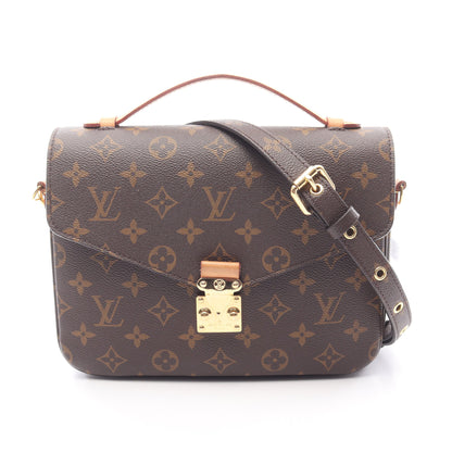 ポシェット メティス MM モノグラム ハンドバッグ PVC レザー ブラウン 2WAY ルイヴィトン バッグ LOUIS VUITTON