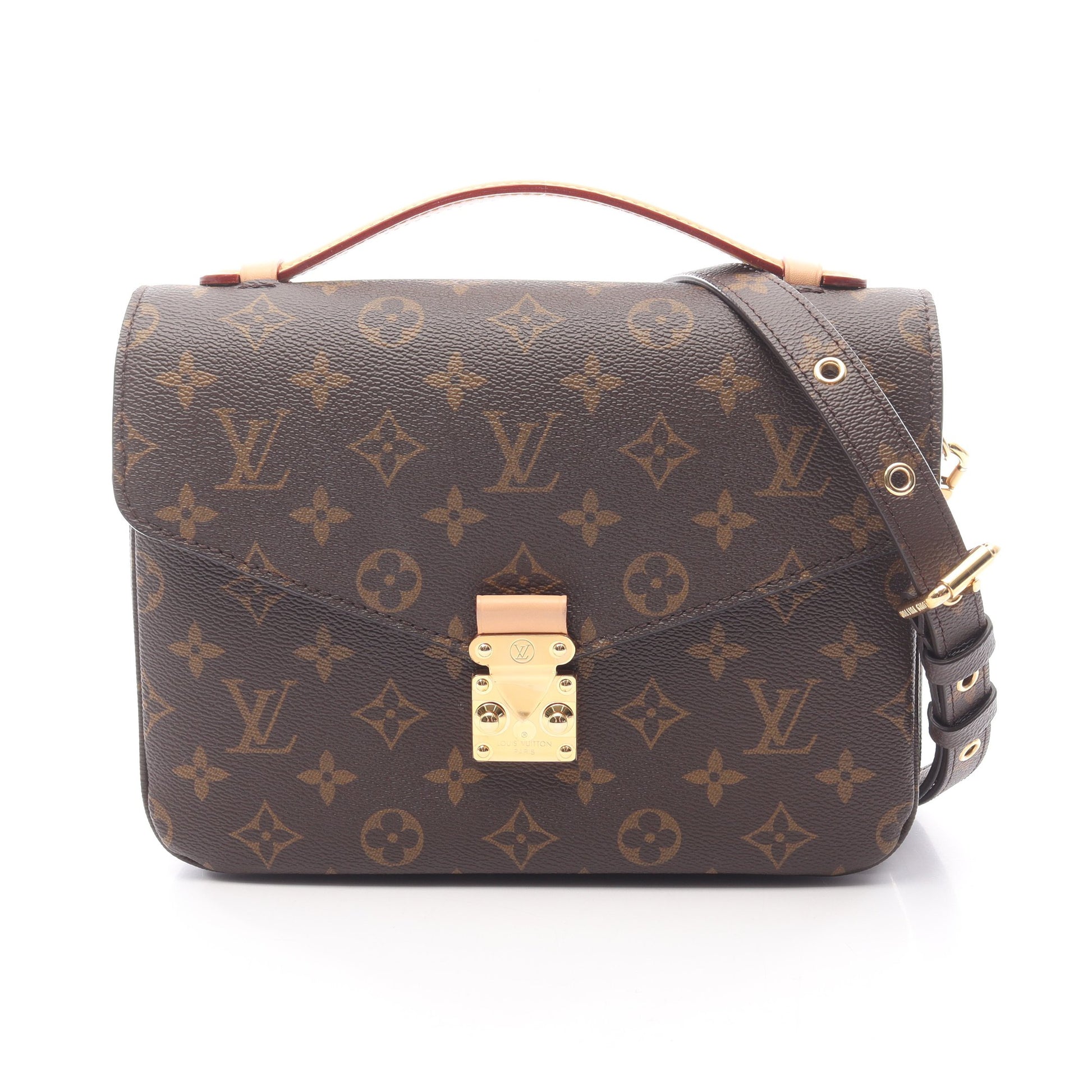 ポシェット メティス MM モノグラム ハンドバッグ PVC レザー ブラウン 2WAY ルイヴィトン バッグ LOUIS VUITTON