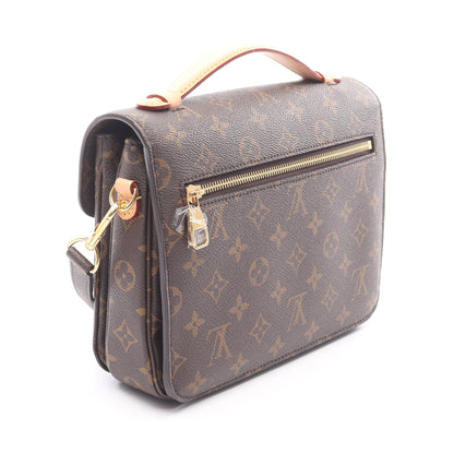 ポシェット メティス MM モノグラム ハンドバッグ PVC レザー ブラウン 2WAY ルイヴィトン バッグ LOUIS VUITTON