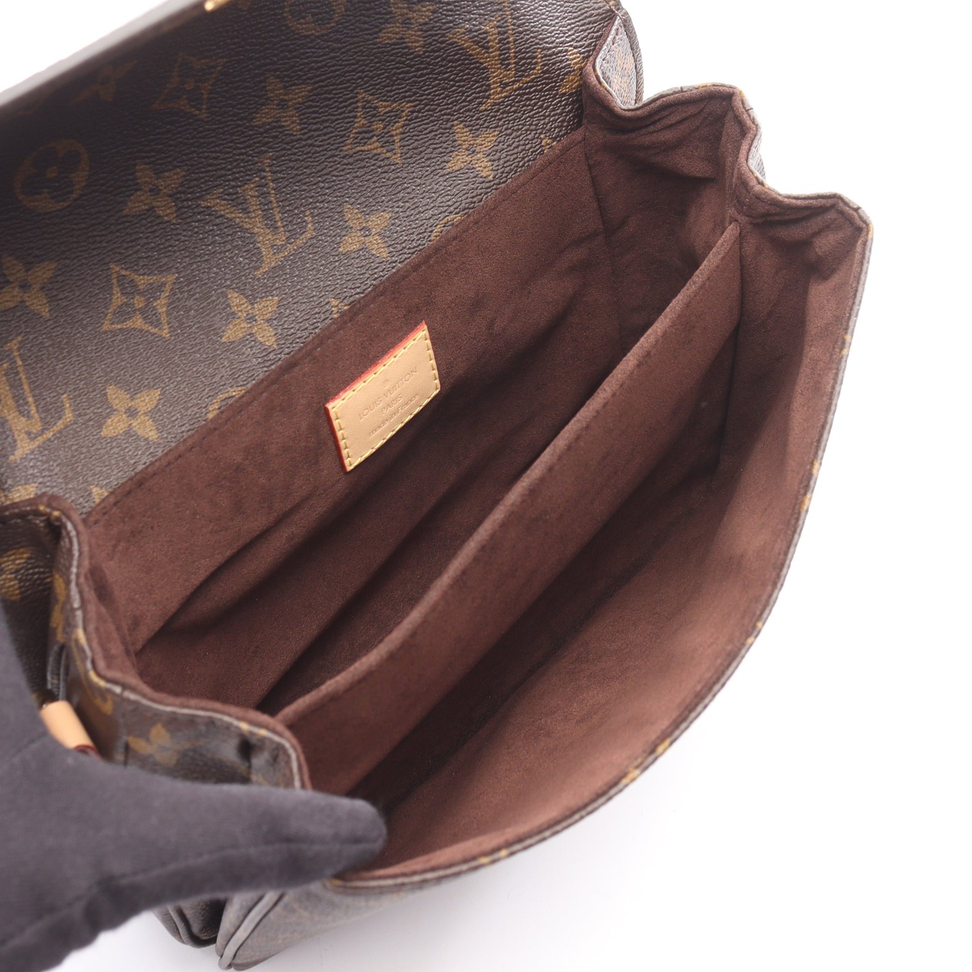 ポシェット メティス MM モノグラム ハンドバッグ PVC レザー ブラウン 2WAY ルイヴィトン バッグ LOUIS VUITTON