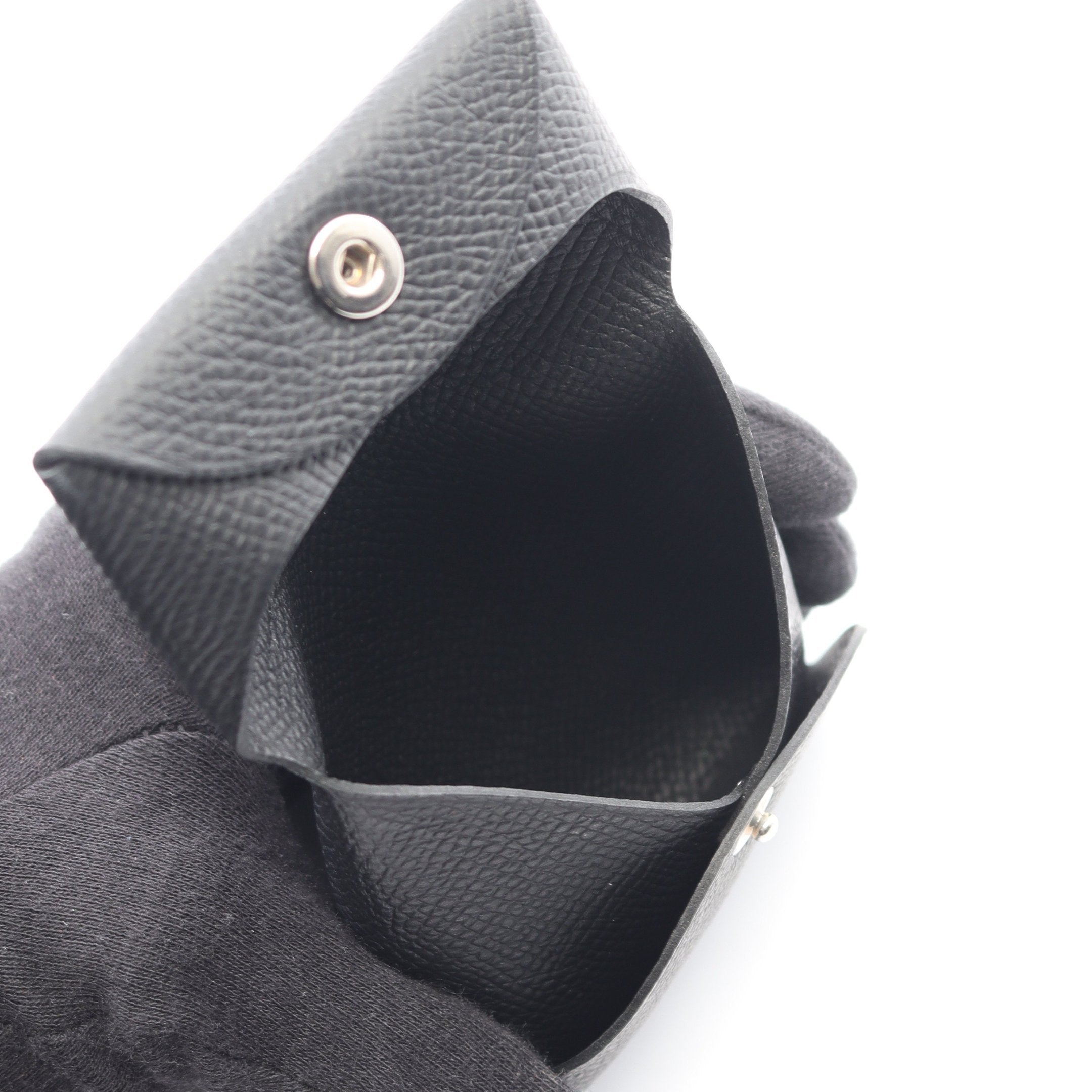 バスティア コインケース ヴォーエプソン ブラック シルバー金具 B刻印