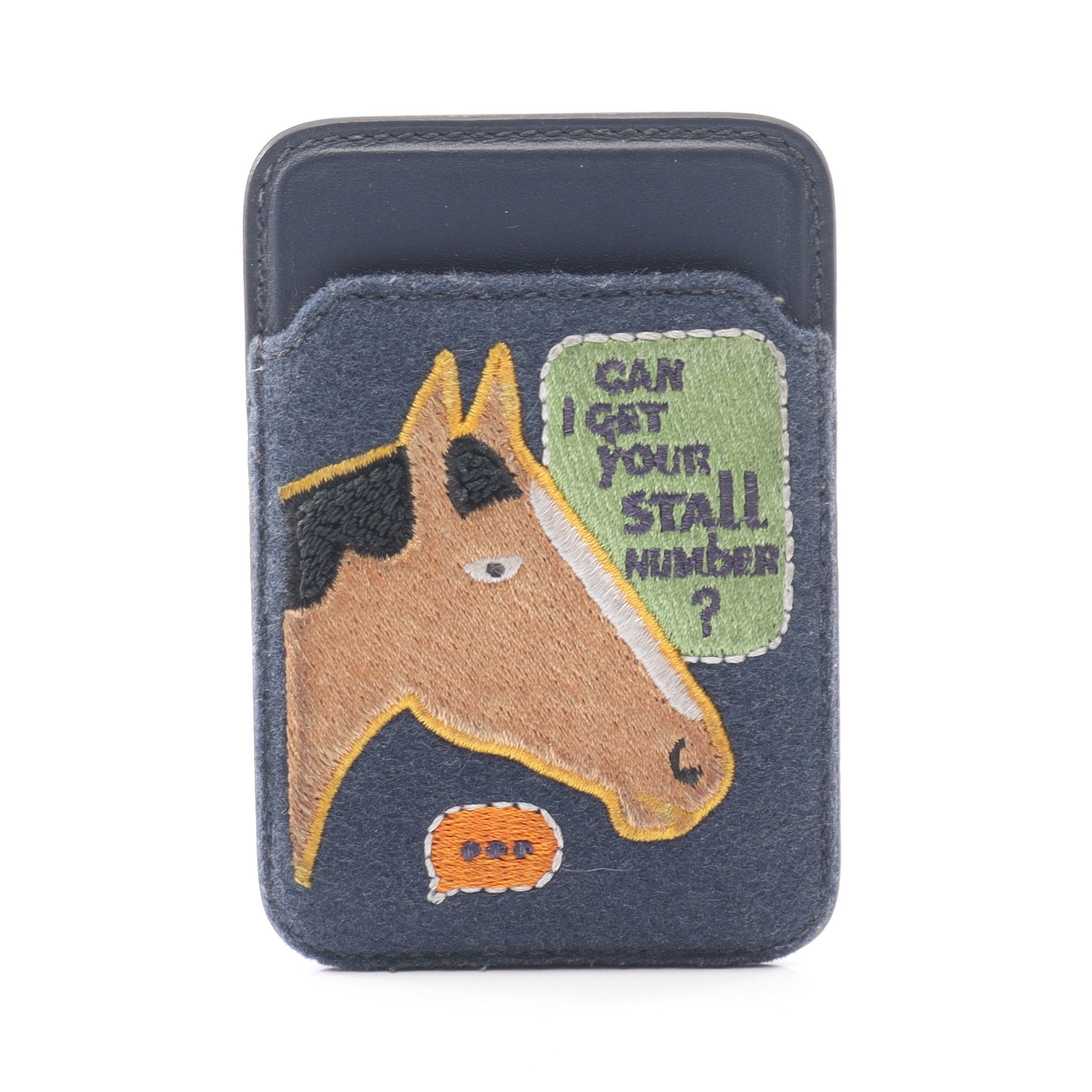 MagSafe エマン ストール ナンバー カードケース 刺繍 ヴォースイフト