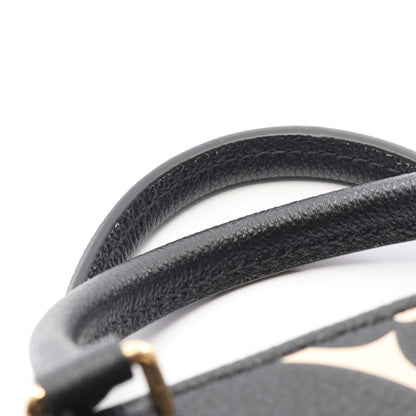 オンザゴーPM バイカラー モノグラムアンプラント ハンドバッグ レザー ブラック ベージュ 2WAY ルイヴィトン バッグ LOUIS VUITTON