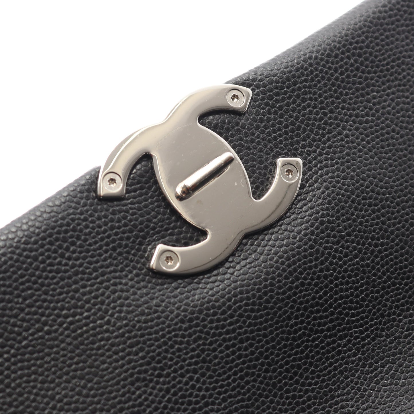 マトラッセ ショルダーバッグ キャビアスキン ブラック ブラック金具 シャネル バッグ CHANEL