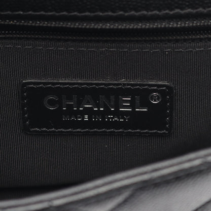 マトラッセ ショルダーバッグ キャビアスキン ブラック ブラック金具 シャネル バッグ CHANEL