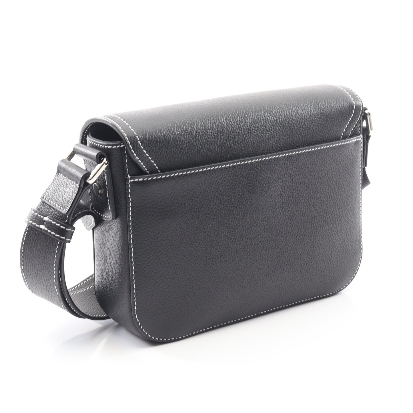 SADDLE FLAP MESSENGER サドル ショルダーバッグ レザー ブラック クリスチャンディオール バッグ Christian Dior