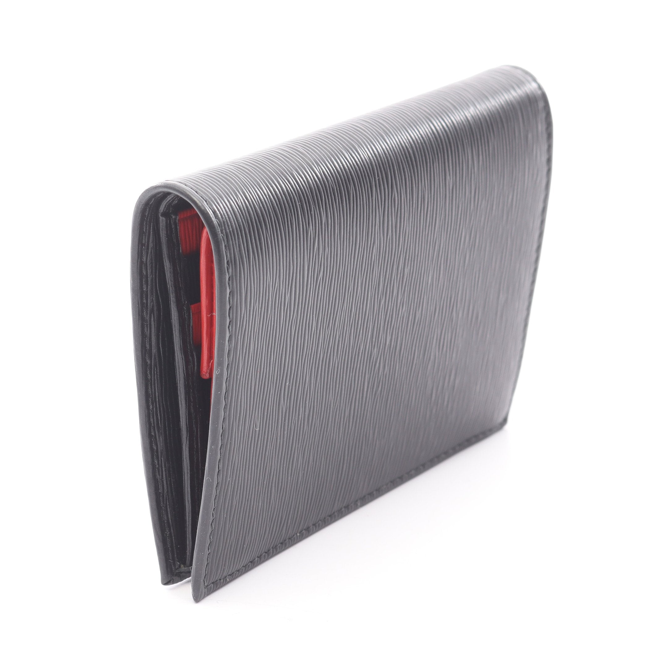 PRADA 二つ折り財布 VITELLO MOVE B ブラック×レッド PRADA（プラダ） VITELLO MOVE BI ヴィッテロ ブランドオフ レザー 二