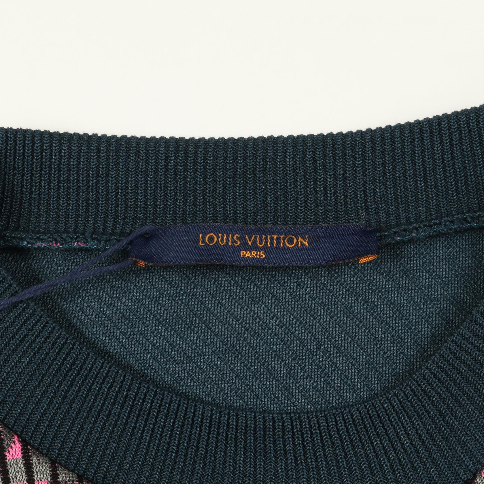 モノグラムジャガード スウェットシャツ コットン グレー マルチカラー ルイヴィトン トップス LOUIS VUITTON