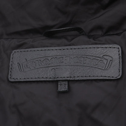 ダウンコート ナイロン ブラック フード付き クロムハーツ アウター Chrome Hearts