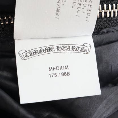 ダウンコート ナイロン ブラック フード付き クロムハーツ アウター Chrome Hearts