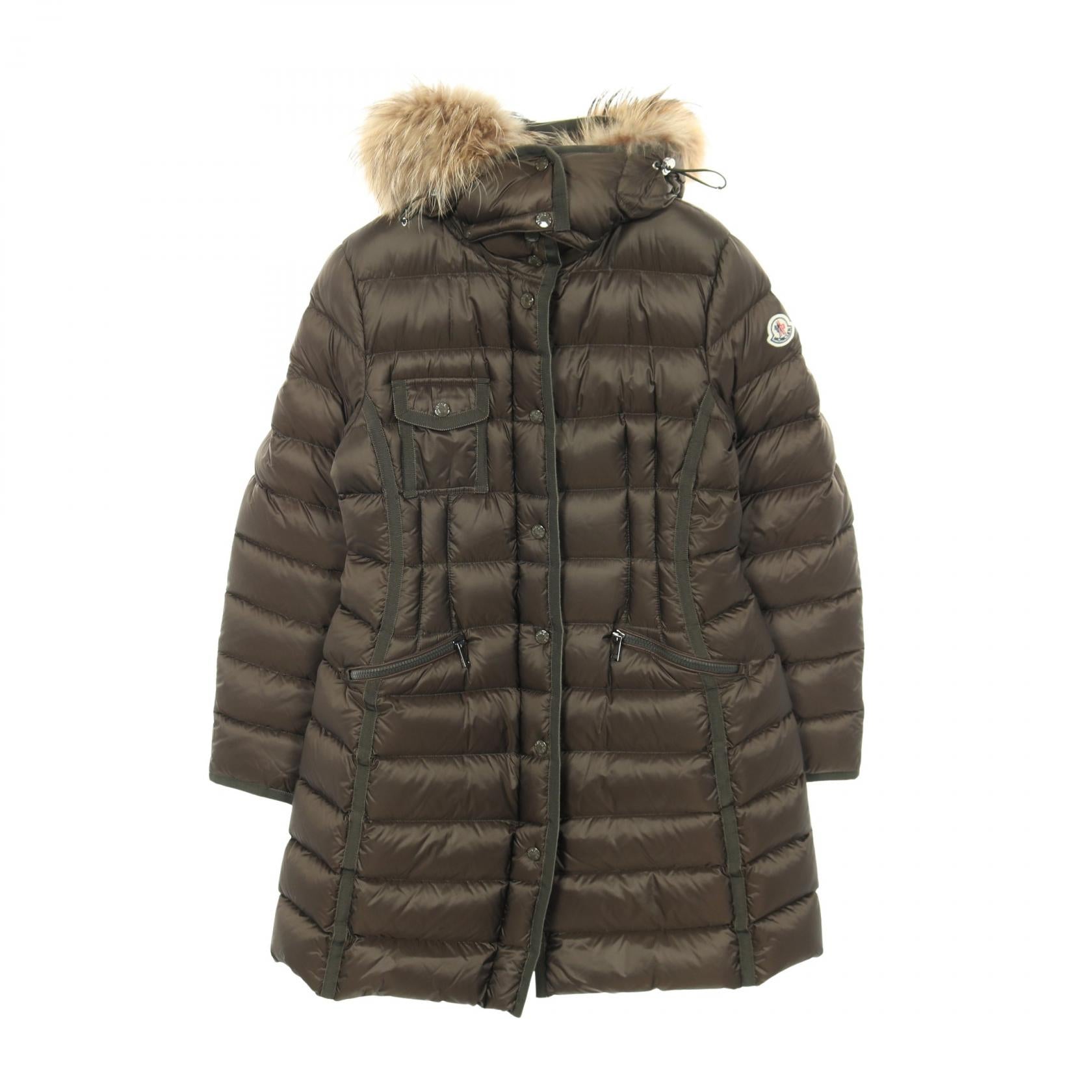 HERMIFUR エルミファー ダウンコート ナイロン ダークブラウン カーキグリーン モンクレール アウター MONCLER