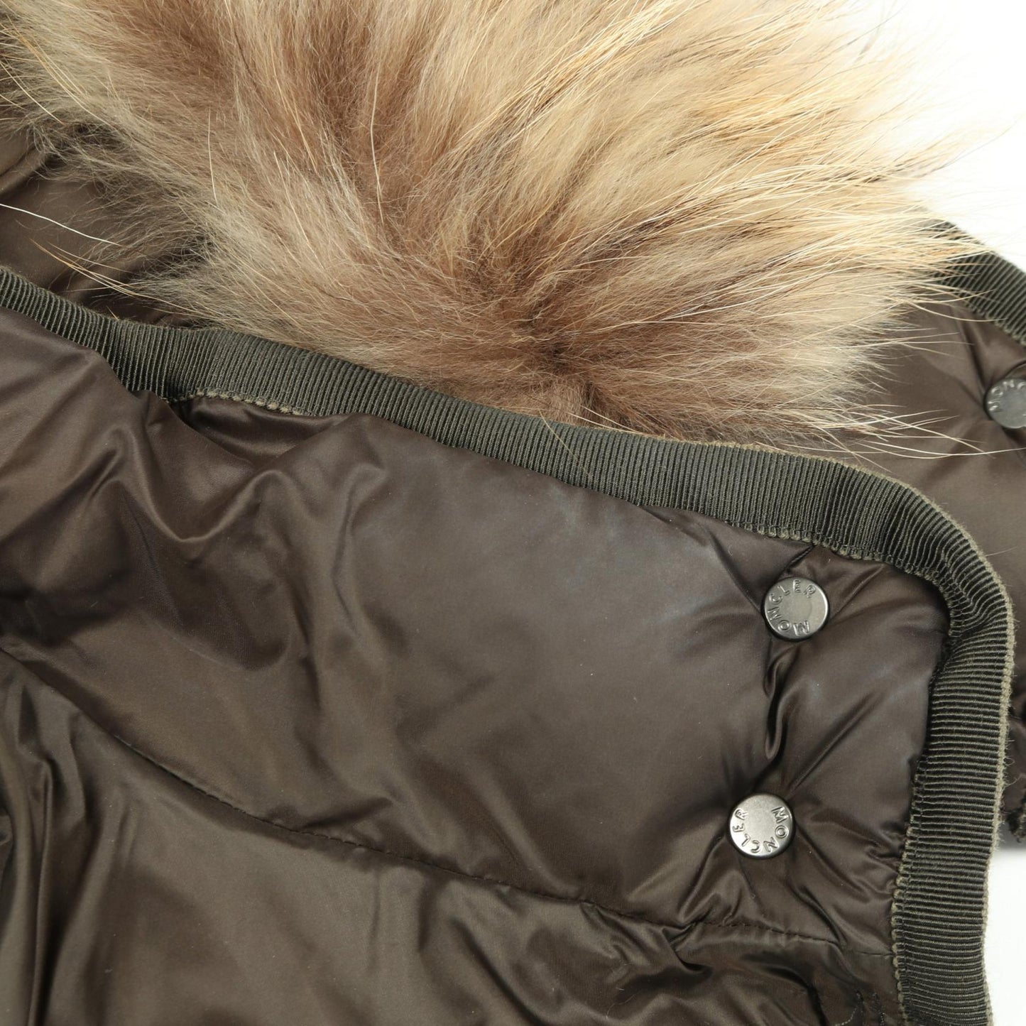 HERMIFUR エルミファー ダウンコート ナイロン ダークブラウン カーキグリーン モンクレール アウター MONCLER