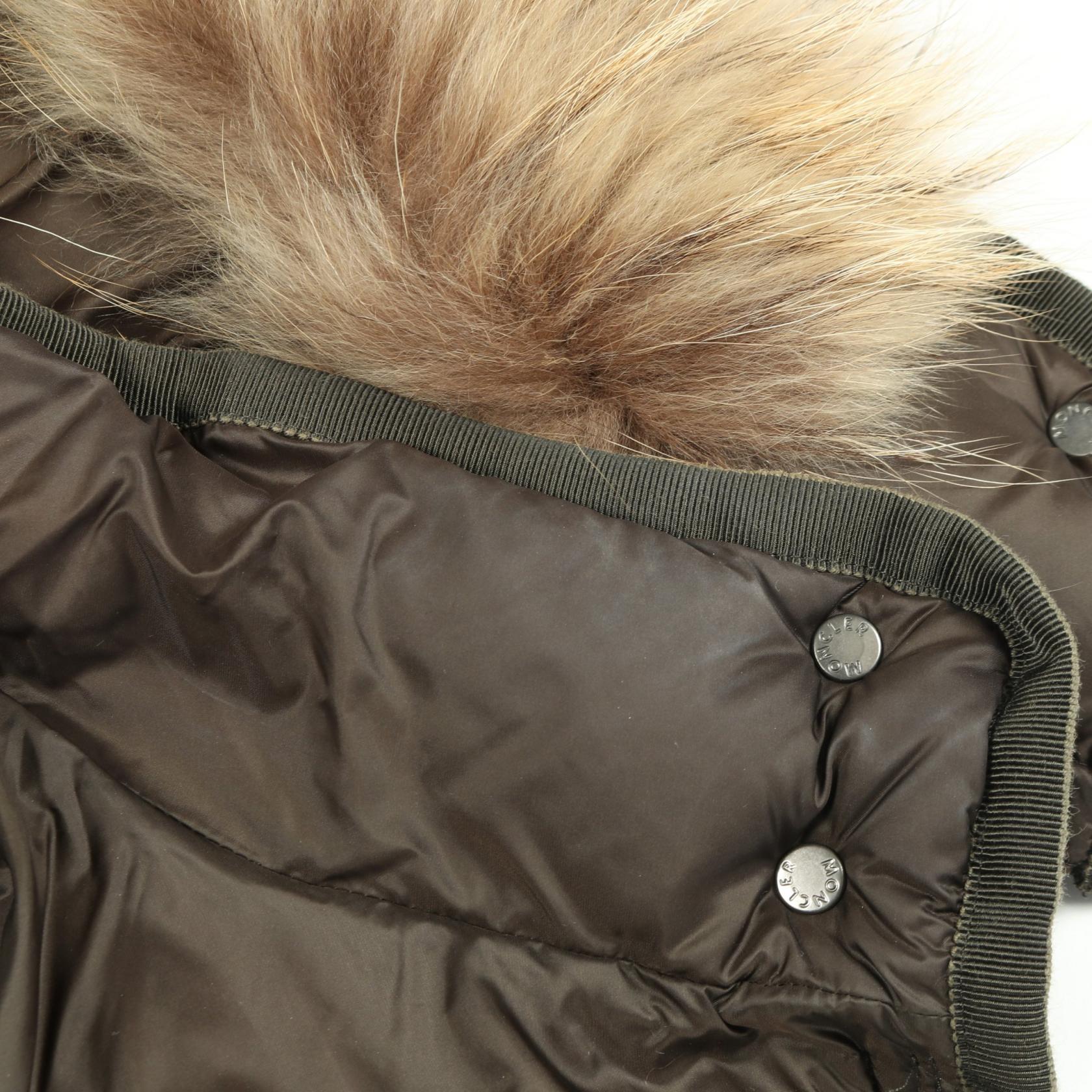 HERMIFUR エルミファー ダウンコート ナイロン ダークブラウン カーキグリーン モンクレール アウター MONCLER