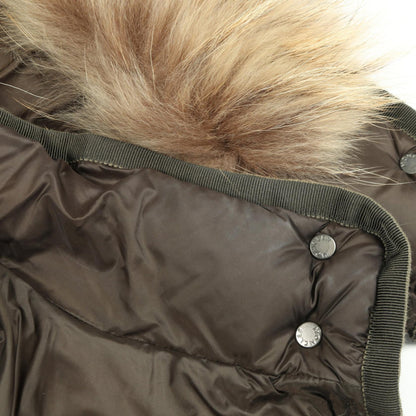 HERMIFUR エルミファー ダウンコート ナイロン ダークブラウン カーキグリーン モンクレール アウター MONCLER