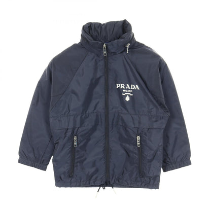 Re-Nylon ライト レインジャケット ナイロンジャケット ナイロン ネイビー フード付き プラダ アウター PRADA