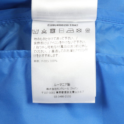 GENIUS 7 FRAGMENT HIROSHI FUJIWARA MOR ナイロンジャケット ナイロン ブルー フード付き モンクレール アウター MONCLER