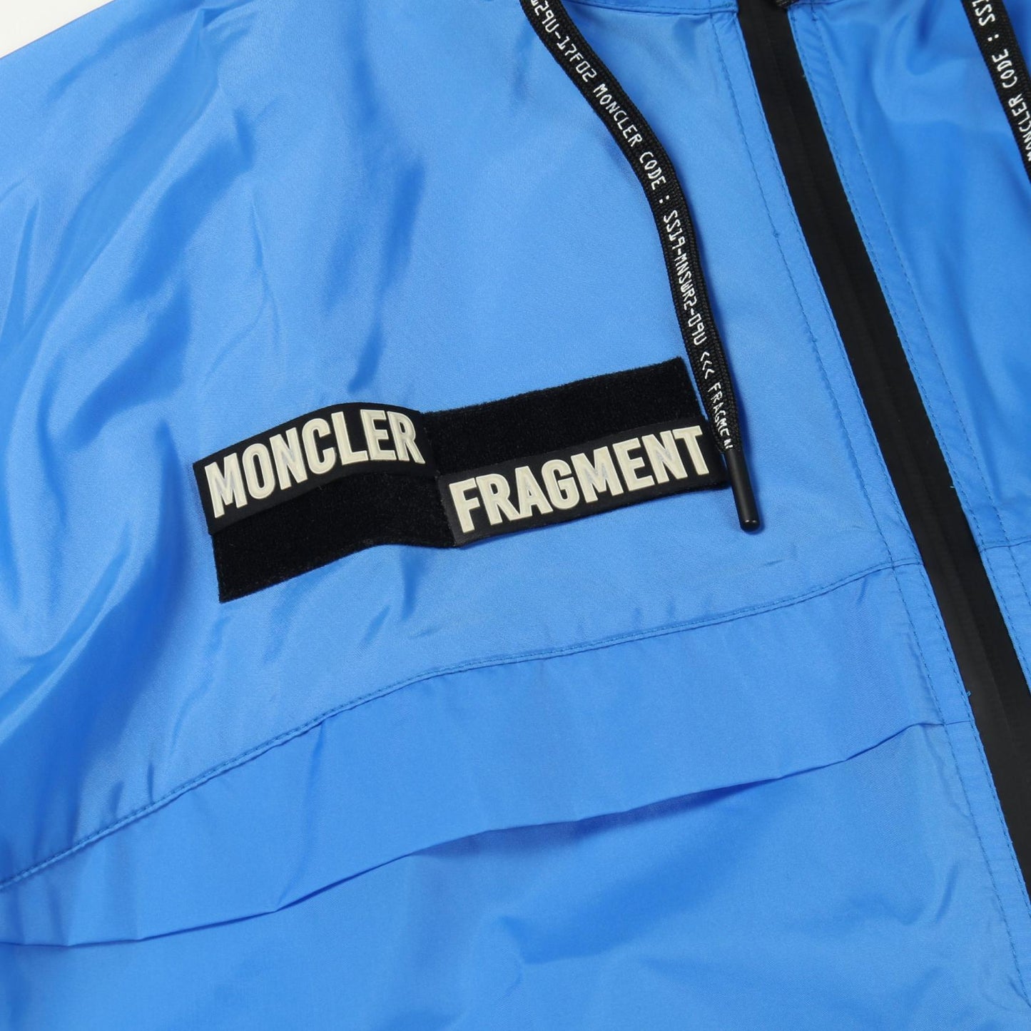 GENIUS 7 FRAGMENT HIROSHI FUJIWARA MOR ナイロンジャケット ナイロン ブルー フード付き モンクレール アウター MONCLER