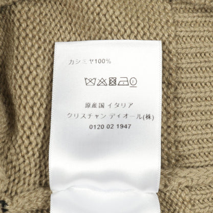 ニット プルオーバーパーカー ロゴ カシミヤ ベージュ ブラック クリスチャンディオール トップス Christian Dior