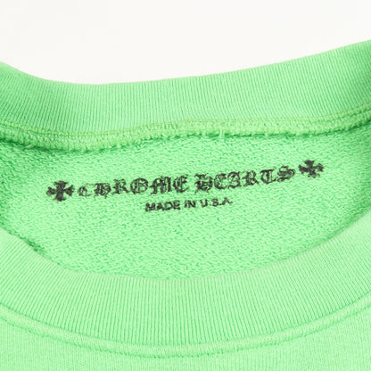 Chrome Hearts × MATTY BOY SEX RECORDS スウェットシャツ クルーネック コットン イエローグリーン マルチカラー クロムハーツ トップス Chrome Hearts