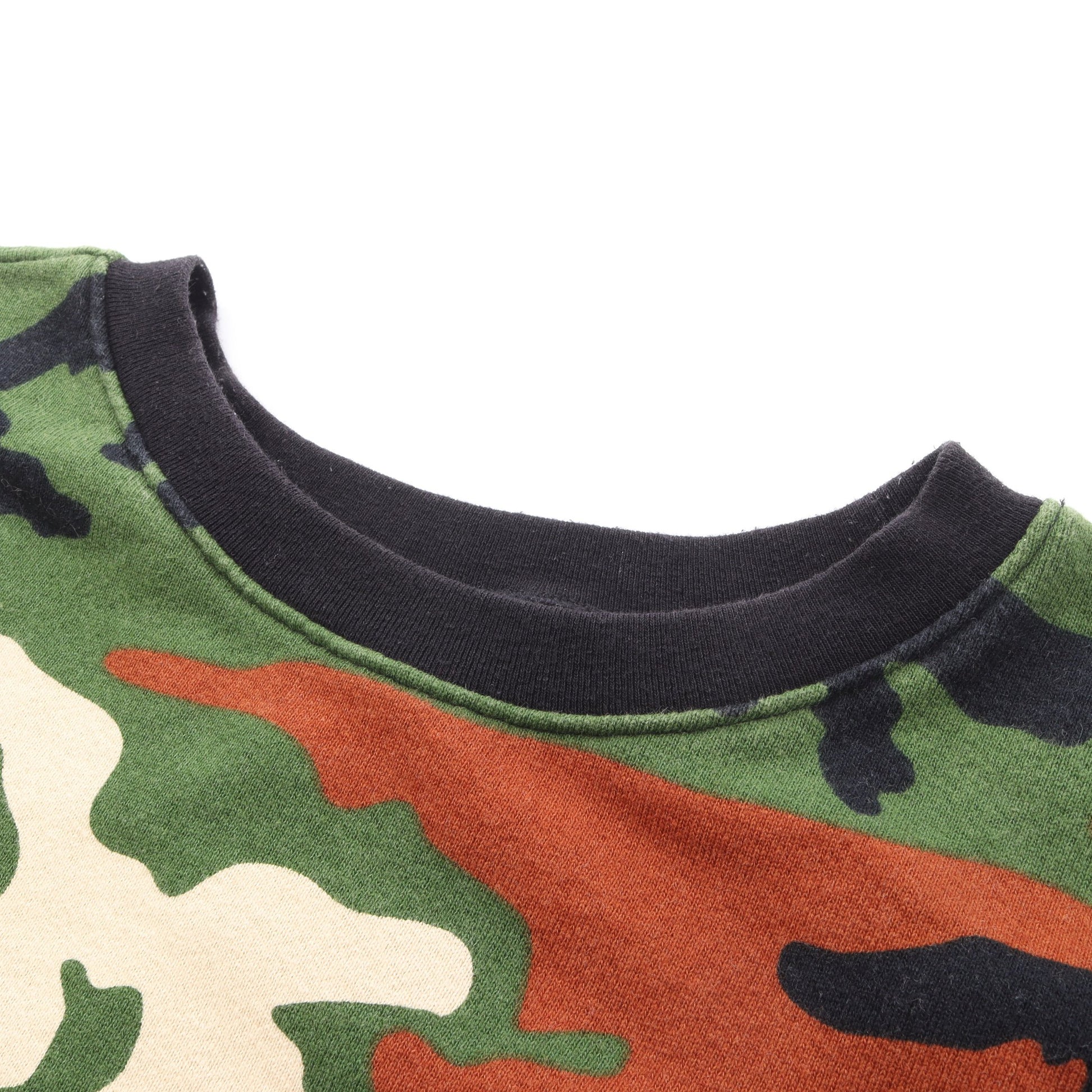Chrome Hearts × MATTY BOY PPO CAUTION SWTSHRT スウェットシャツ クルーネック カモフラージュ コットン カーキグリーン マルチカラー クロムハーツ トップス Chrome Hearts