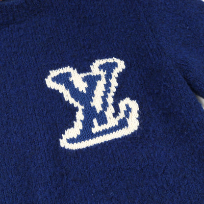 LVインタルシア ニット クルーネック ウール ブルー ルイヴィトン トップス LOUIS VUITTON
