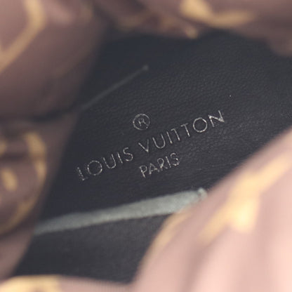 ピローライン モノグラム ブーツ ナイロン ブラック ルイヴィトン シューズ LOUIS VUITTON