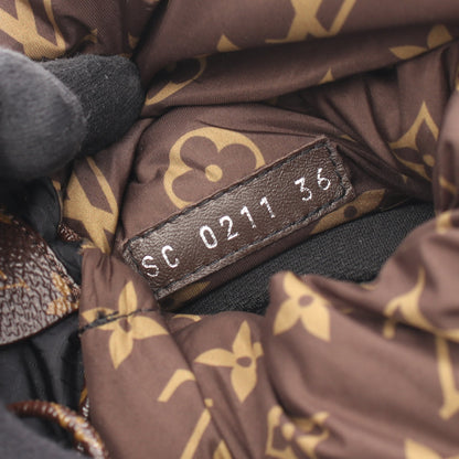 ピローライン モノグラム ブーツ ナイロン ブラック ルイヴィトン シューズ LOUIS VUITTON