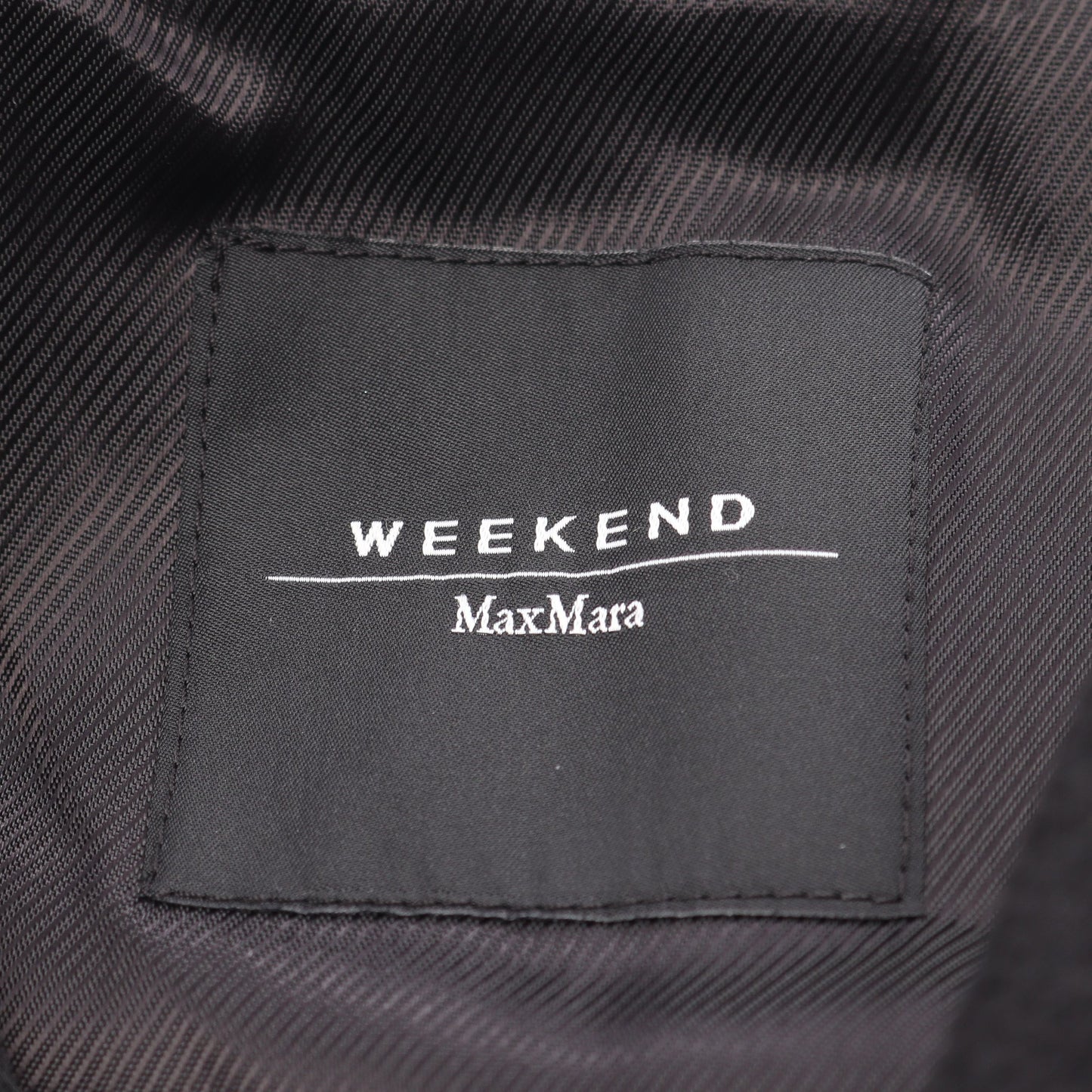 チェスターコート ウール ブラック ダブルブレスト マックスマーラウィークエンド アウター Max Mara Weekend
