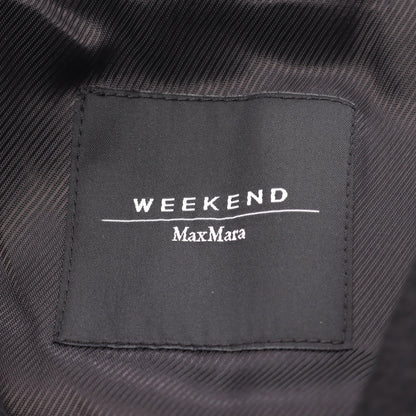 チェスターコート ウール ブラック ダブルブレスト マックスマーラウィークエンド アウター Max Mara Weekend