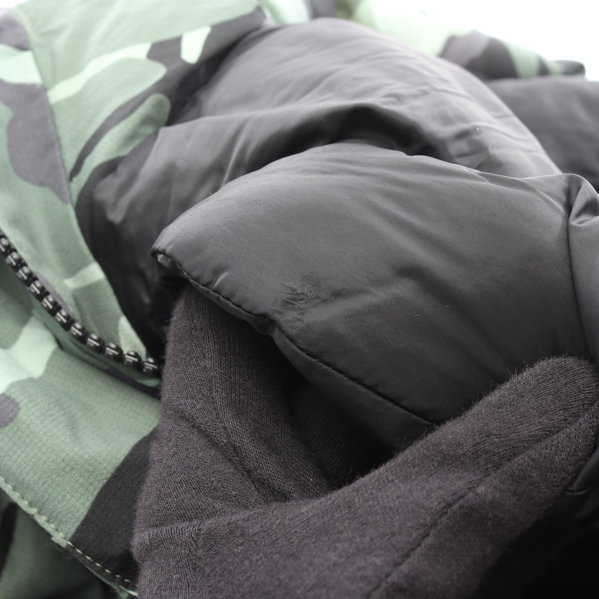 NOVELTY BALTRO LIGHT JACKET ダウンジャケット 迷彩 カモフラ ナイロン ブラック グリーン ザノースフェイス アウター THE NORTH FACE