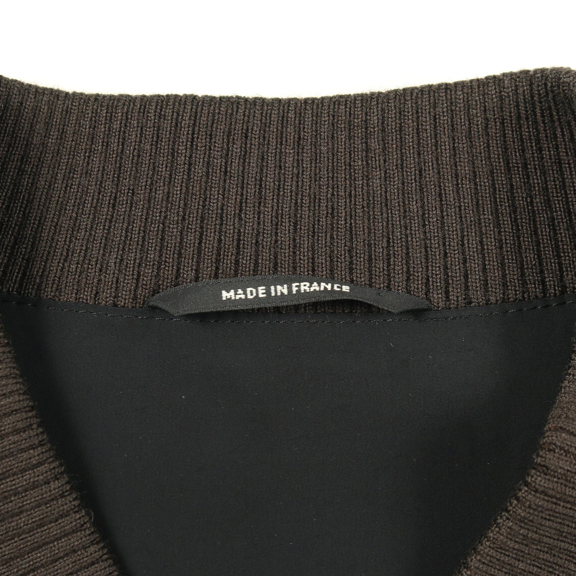 ボンバージャケット ダークブラウン メタリック エルメス アウター HERMES