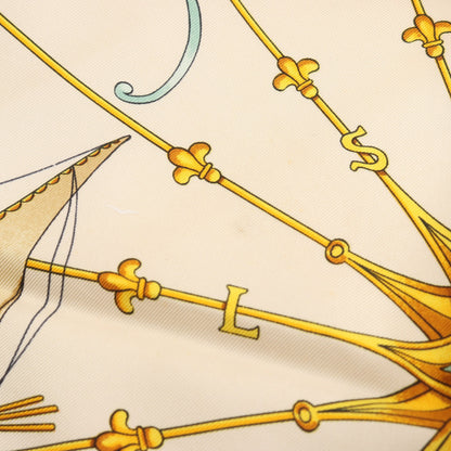 カレ90 VOILES DE LUMIERE スカーフ シルク ベージュ マルチカラー エルメス 財布・小物 HERMES