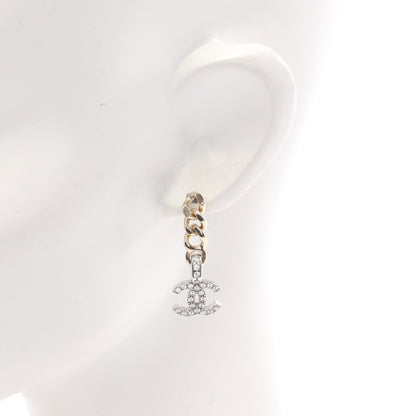 ココマーク ピアス GP ラインストーン ゴールド シルバー クリア B22S シャネル アクセサリー CHANEL