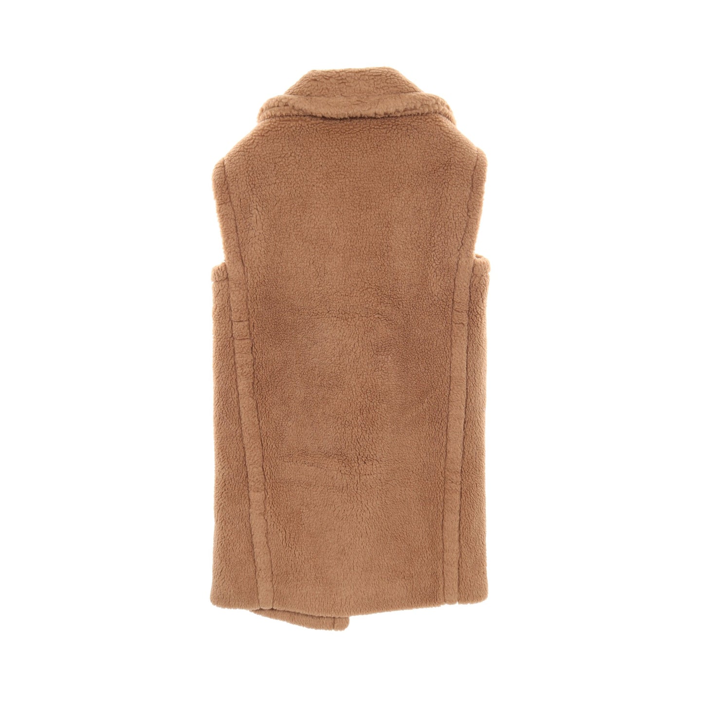 TEDDY テディベア ベスト コート キャメル シルク ブラウン マックスマーラ アウター Max Mara