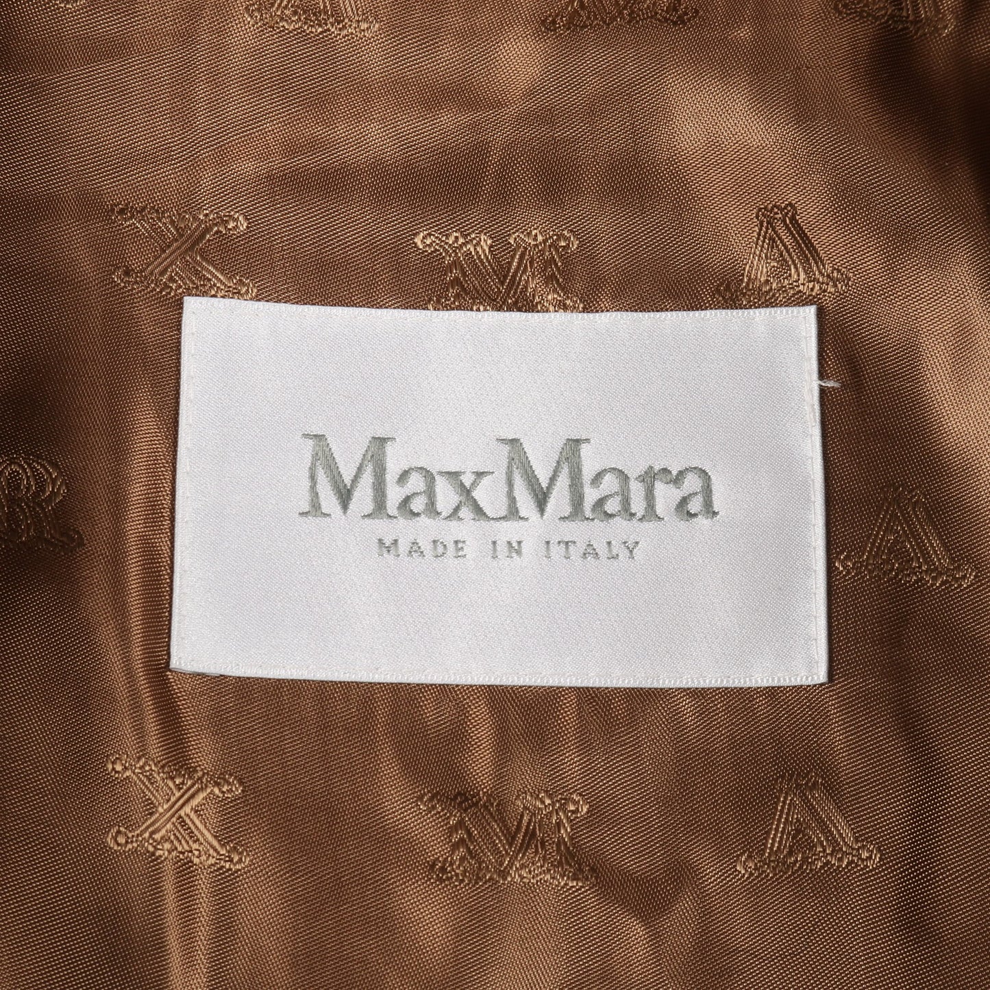 TEDDY テディベア ベスト コート キャメル シルク ブラウン マックスマーラ アウター Max Mara