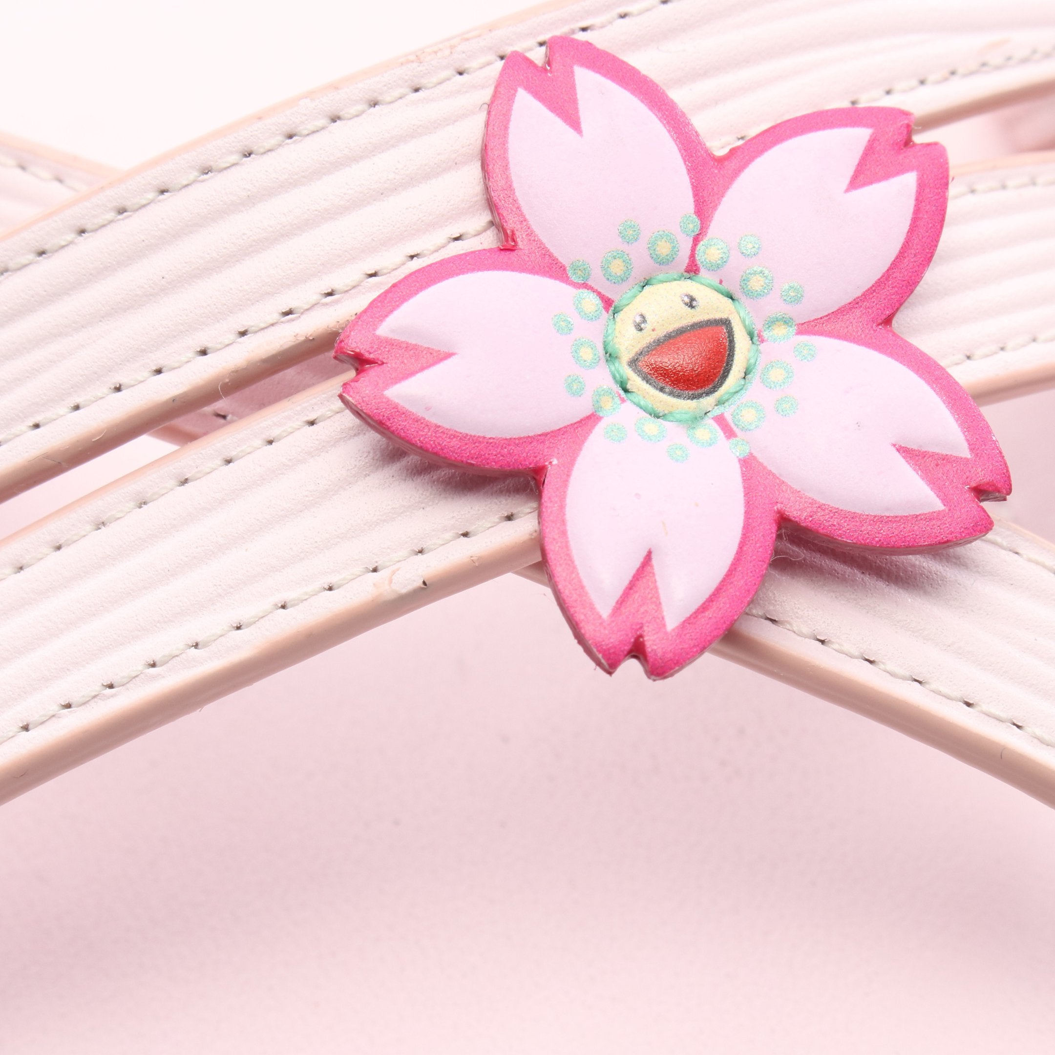 LV × TM MAYA サンダル レザー ライトピンク 村上隆 ルイヴィトン – RECLO