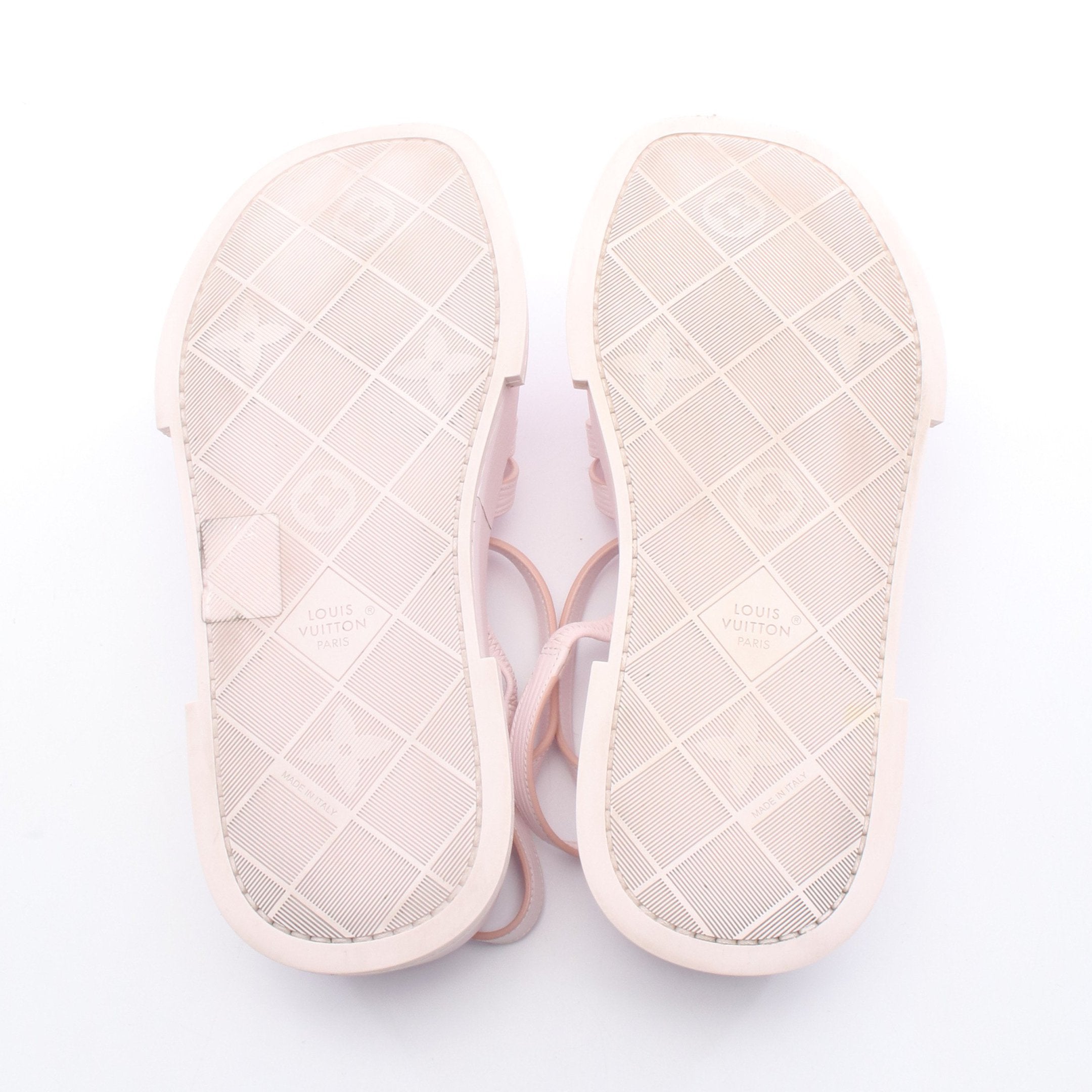 LV × TM MAYA サンダル レザー ライトピンク 村上隆 ルイヴィトン – RECLO