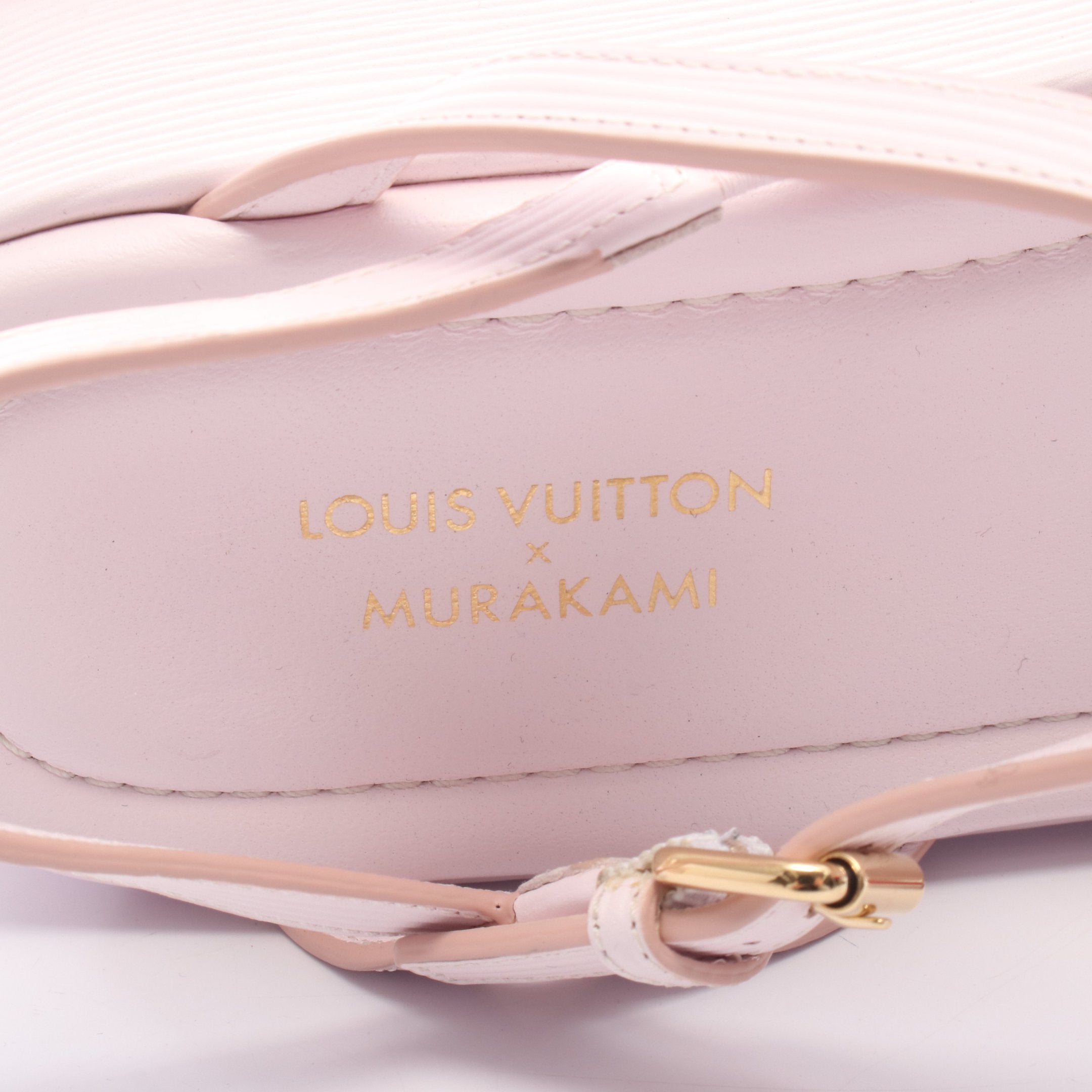 LV × TM MAYA サンダル レザー ライトピンク 村上隆 ルイヴィトン – RECLO