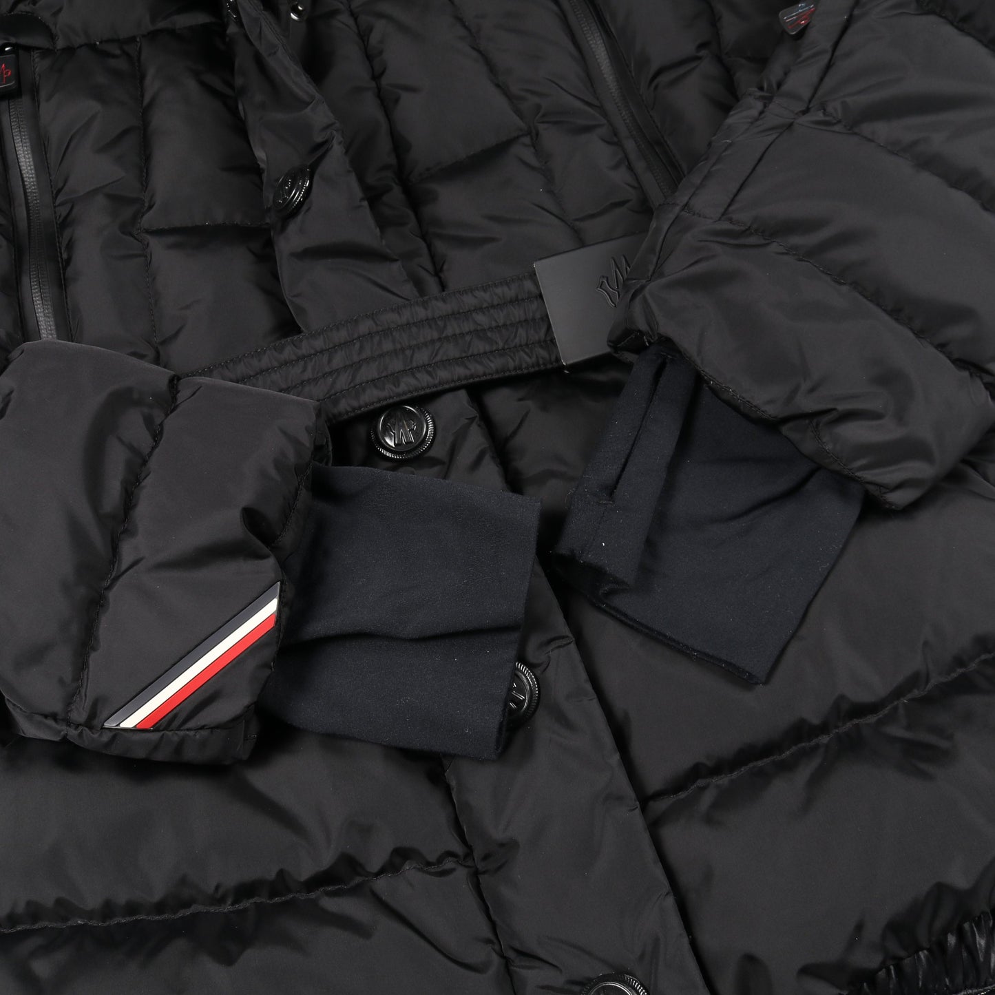 BEVERLEY ダウンジャケット ナイロン ブラック フード付き モンクレールグルノーブル アウター MONCLER GRENOBLE